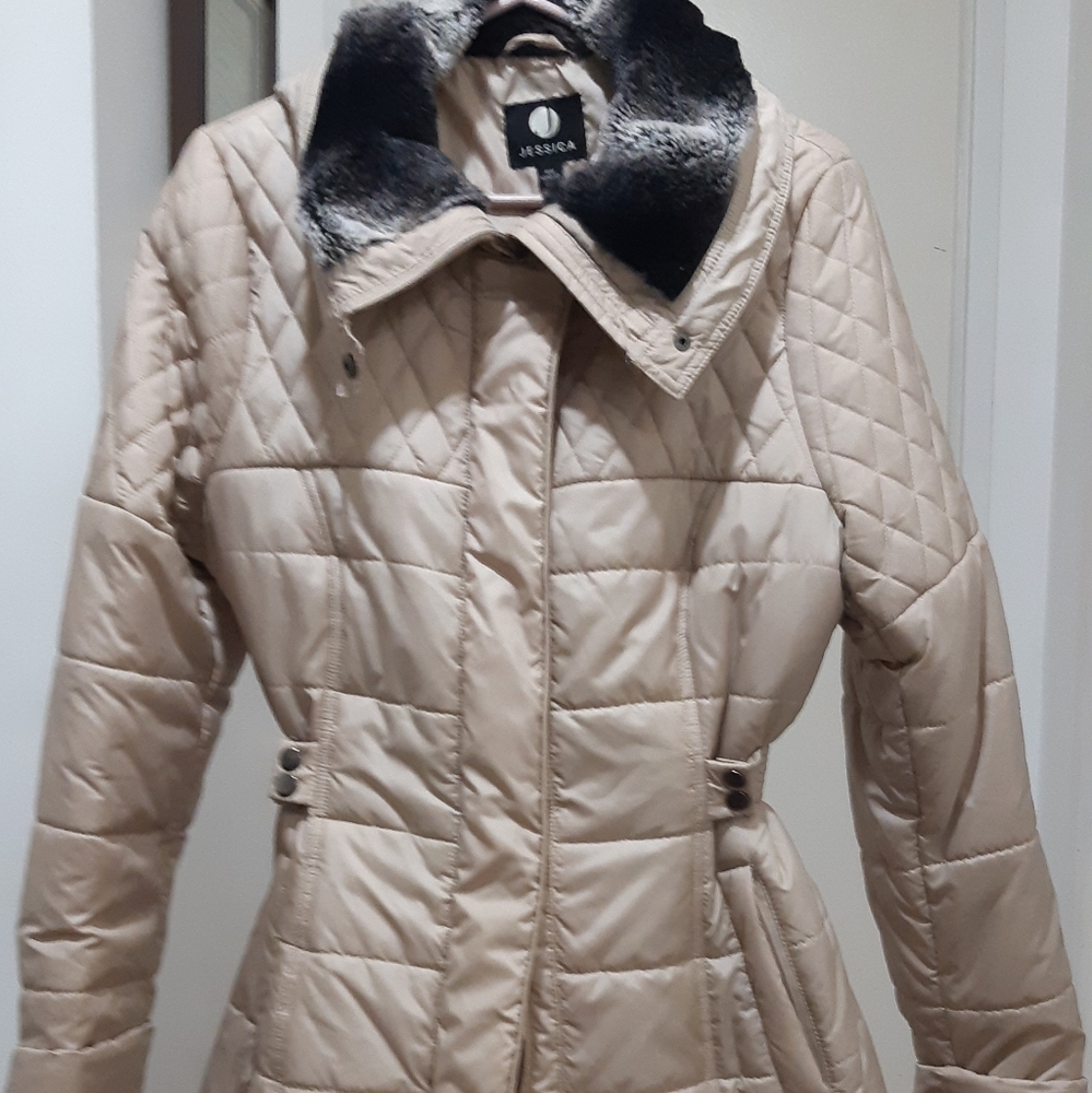Beige jacket-Jessica Simpson